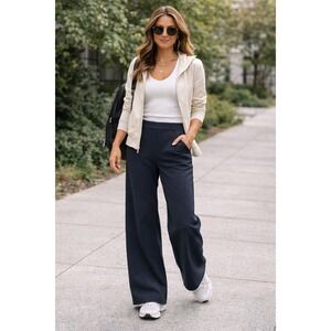 HALARA  Wide-Leg High-Rise Pants